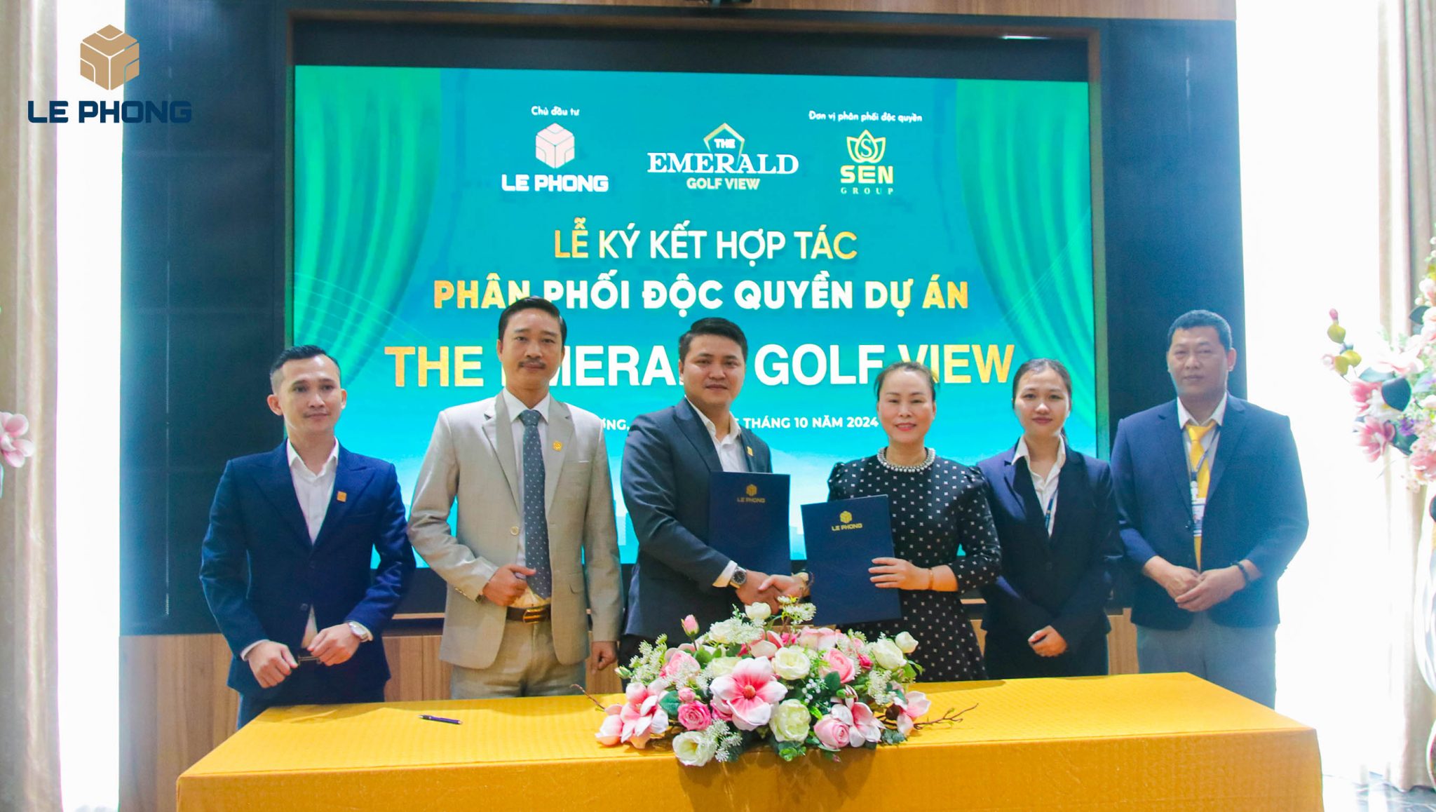 KÝ KẾT HỢP TÁC PHÂN PHỐI ĐỘC QUYỀN DỰ ÁN THE EMERALD GOLF VIEW