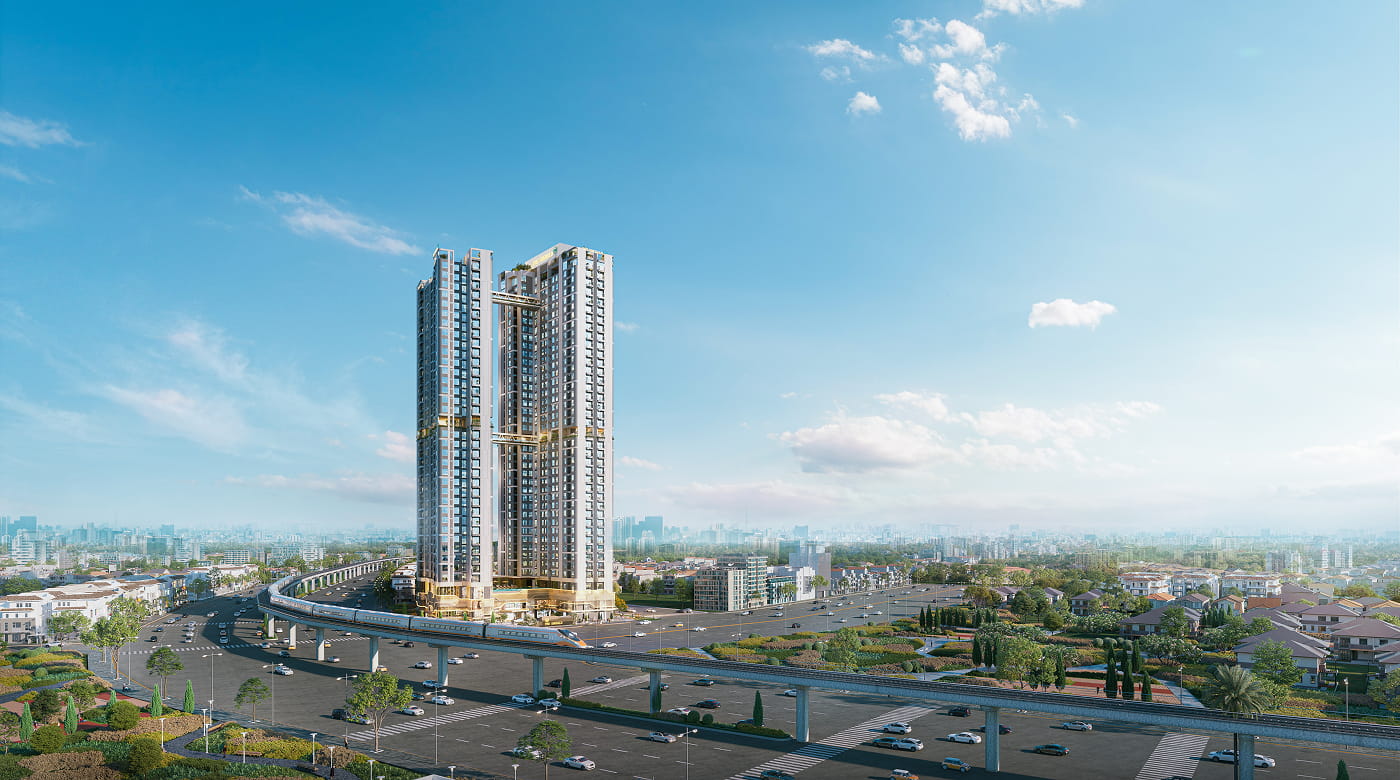 Hai tháp tại dự án The Emerald 68 được nâng lên như thế nào ?