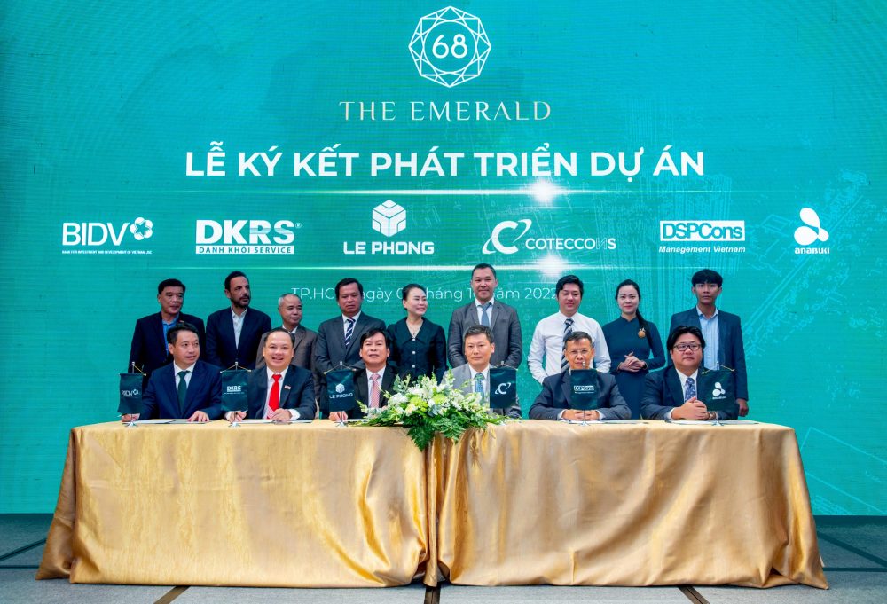 TẬP ĐOÀN LÊ PHONG KÝ KẾT VỚI 5 ĐỐI TÁC LỚN ĐỂ TRIỂN KHAI DỰ ÁN THE EMERALD 68