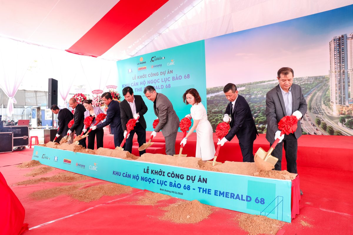 TẬP ĐOÀN LÊ PHONG KHỞI CÔNG DỰ ÁN CĂN HỘ CAO CẤP THE EMERALD 68