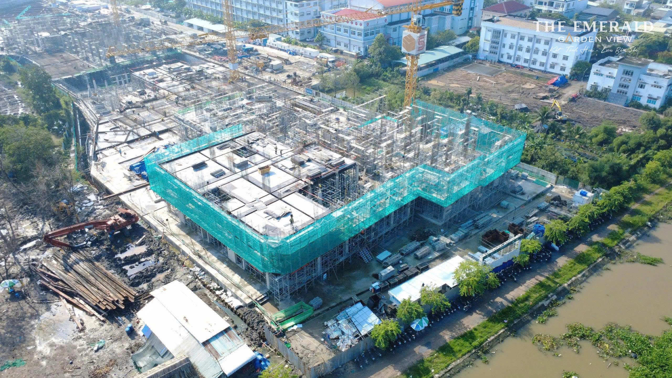 CẬP NHẬT TIẾN ĐỘ THI CÔNG THE EMERALD GARDEN VIEW THÁNG 10/2026