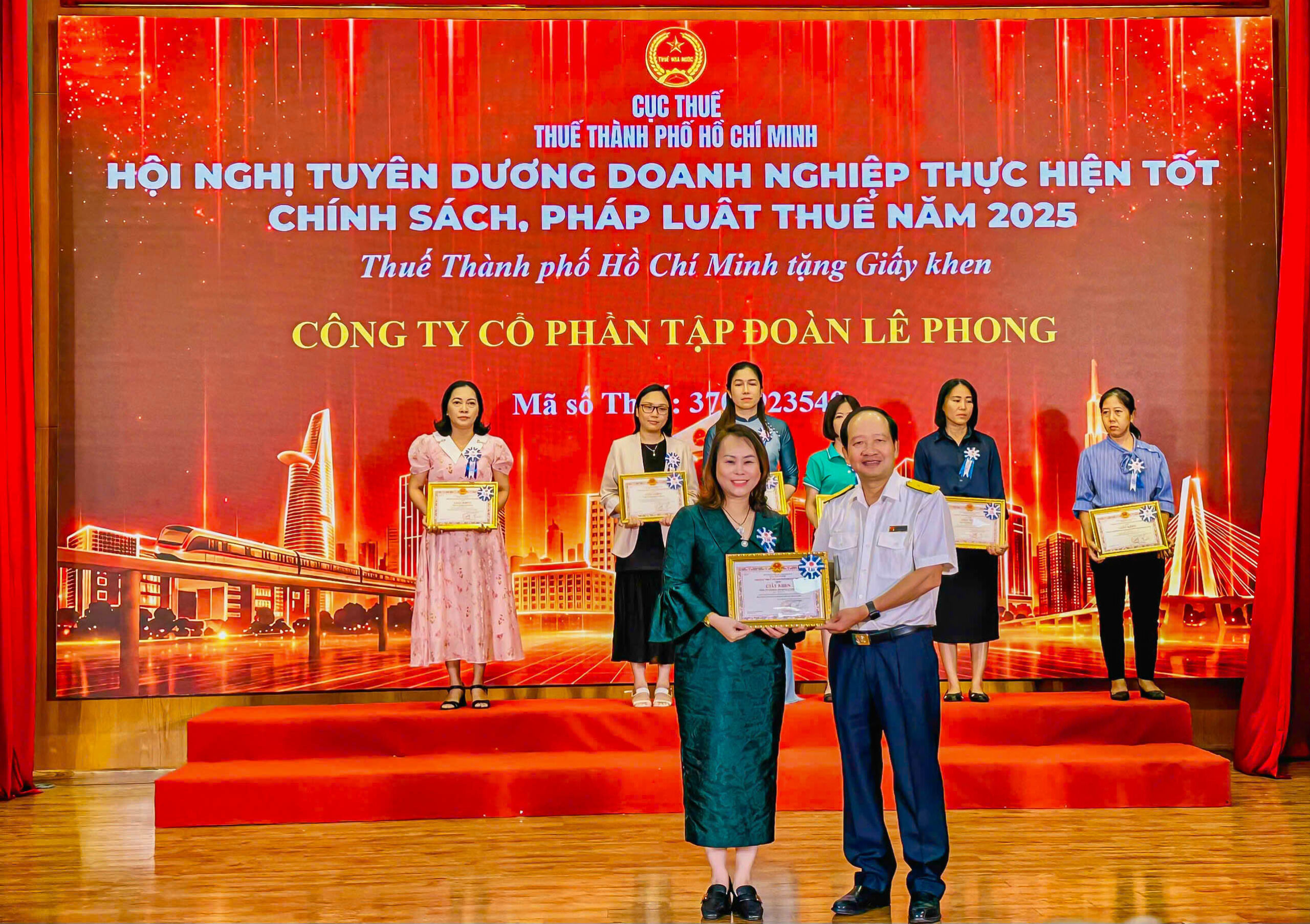 TẬP ĐOÀN LÊ PHONG THỰC HIỆN TỐT CHÍNH SÁCH, PHÁP LUẬT THUẾ